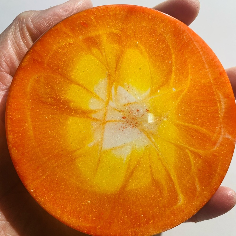 Orange Decorative Paperweight - Picture 3 of 3